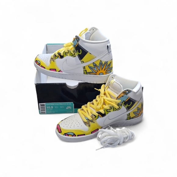 Nike Dunks High PRM DLS SB QS (De La Soul) Men's 10.5, New - Picture 2 of 12
